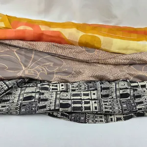 Trio of Long Vintage Scarves