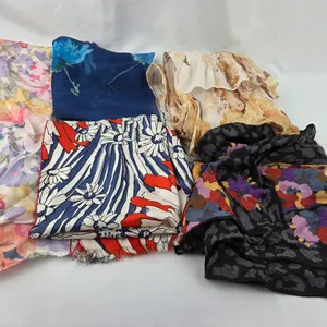 Group of 5 Vintage Fashion Scarves
