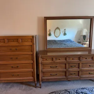 MCM White Furniture 4pc. Bedroom Suit