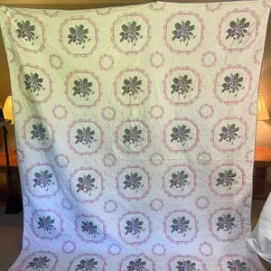 Hand Stitched & Embroidered Quilt
