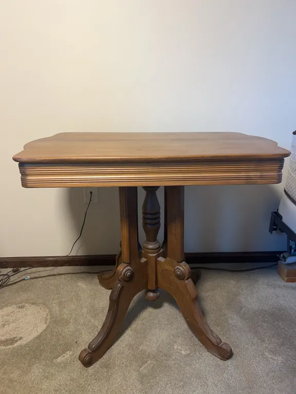 Victorian Eastlake Parlor Table