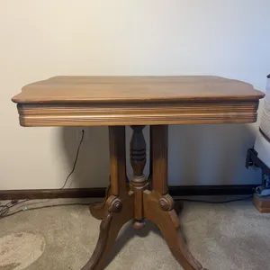 Victorian Eastlake Parlor Table