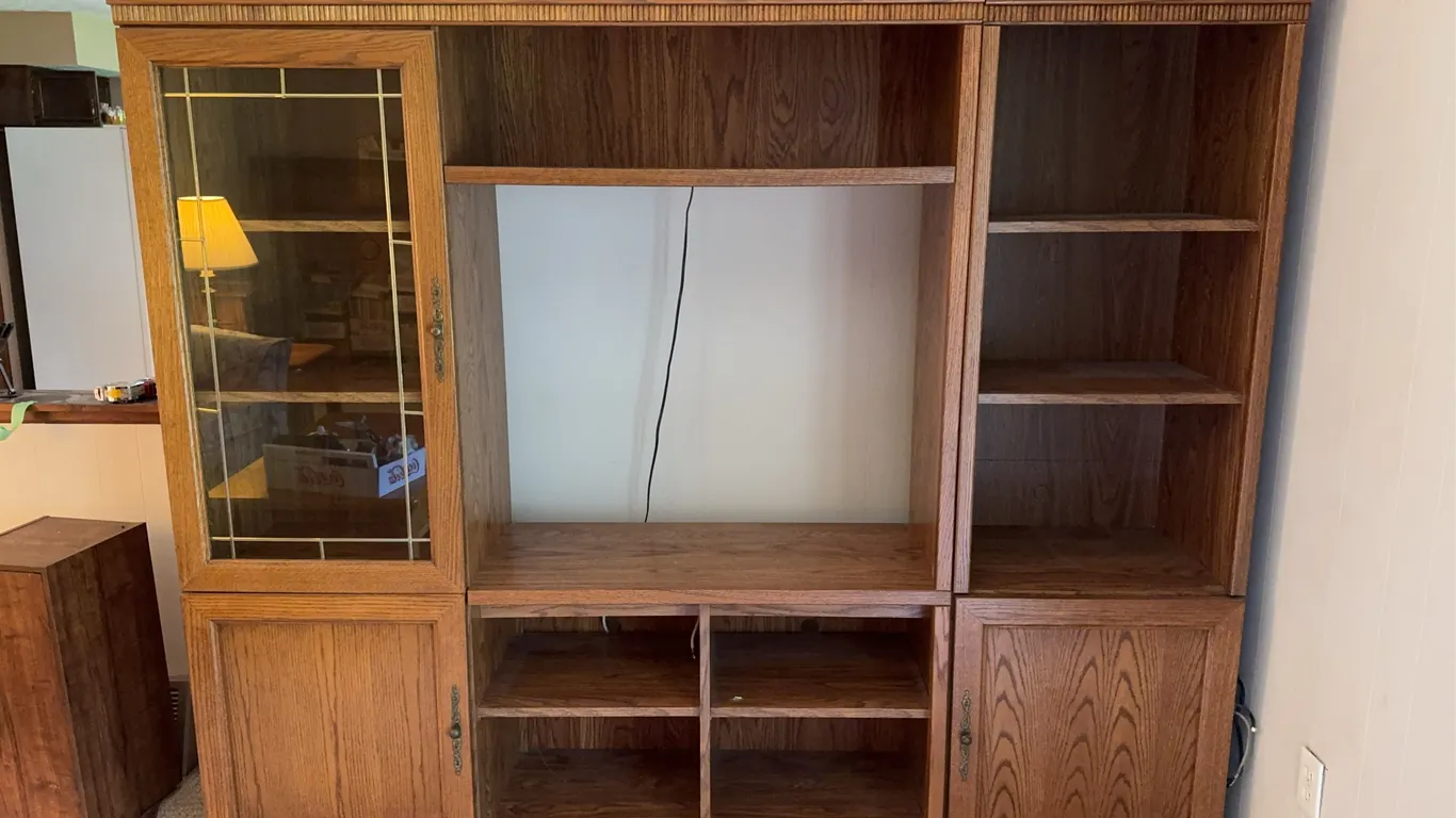 Oak Furniture West Entertainment Center