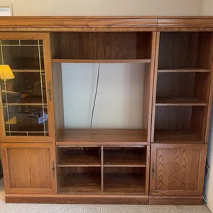 Oak Furniture West Entertainment Center