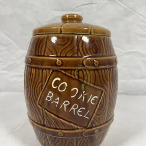 VTG Ranch House "Cookie Barrel" Jar