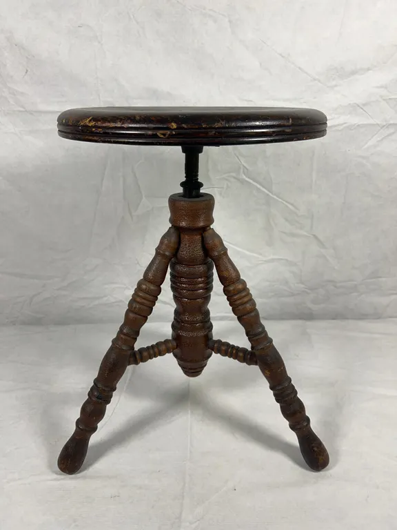 Antique Organ Stool