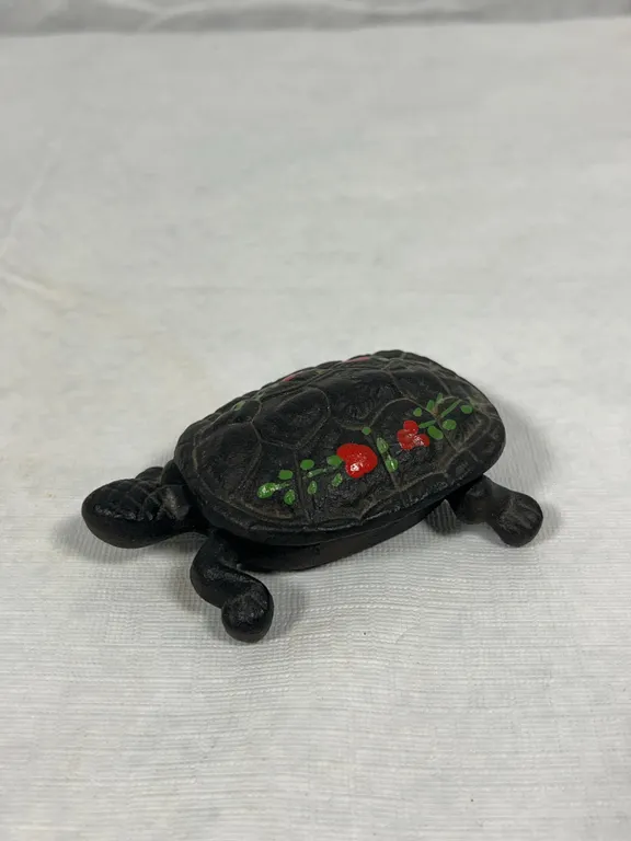 Cast Iron Turtle Trinket Dish