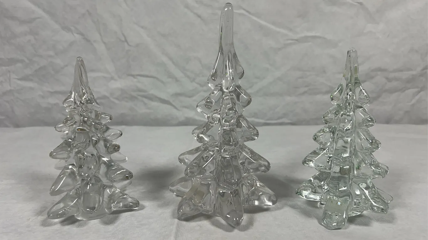 Art Glass Christmas Trees