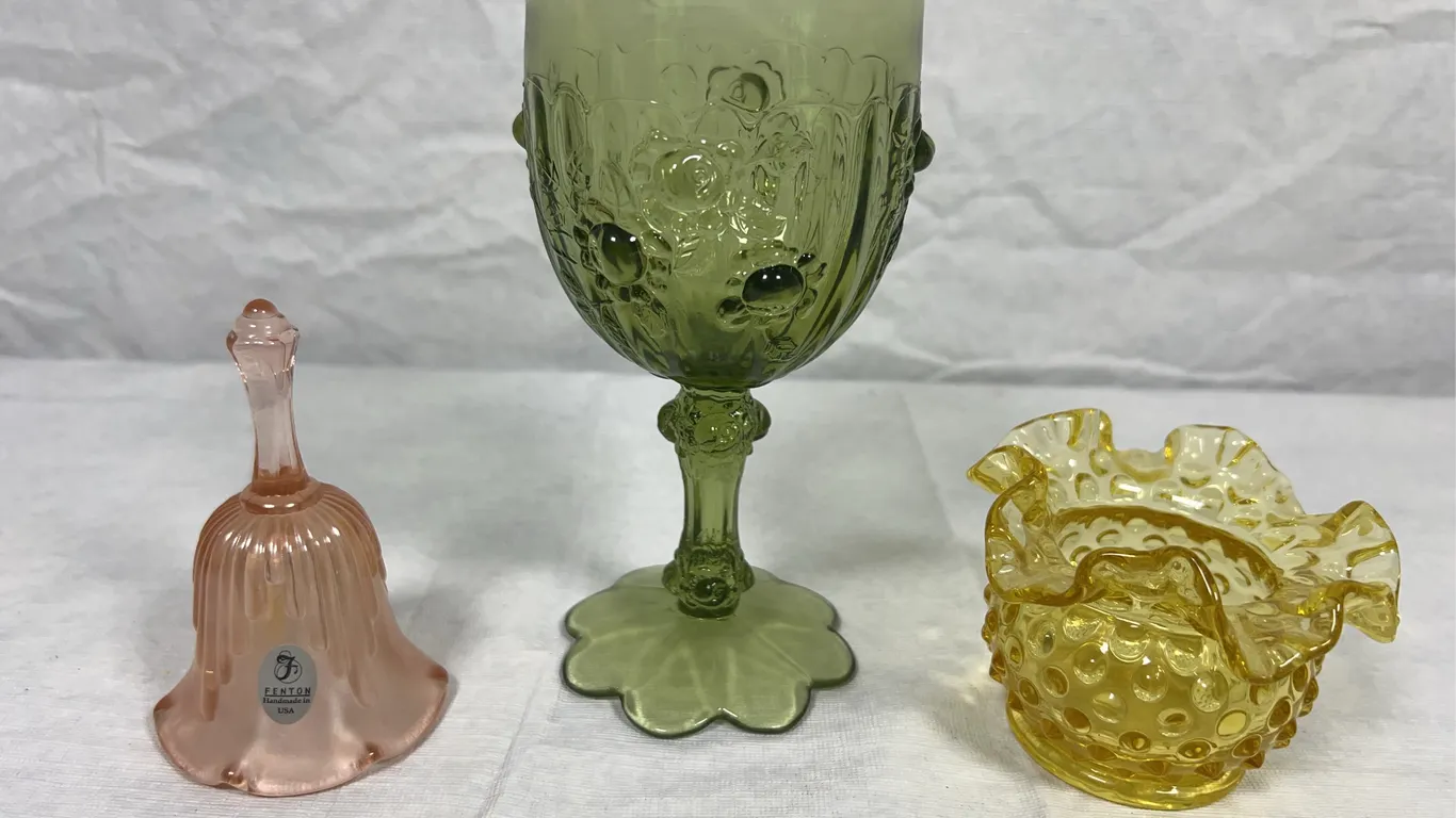 Fenton Bell, Goblet & Toothpick