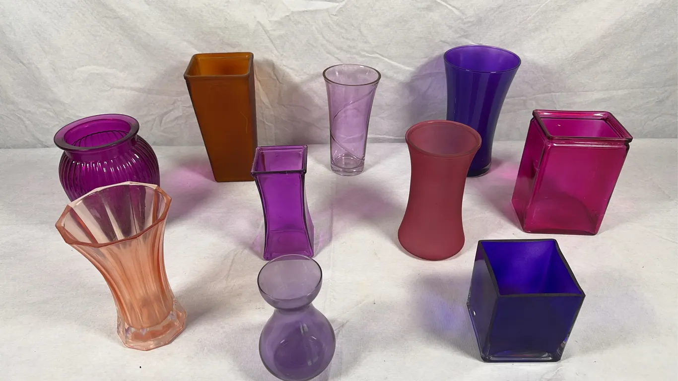Pink & Purple Vases