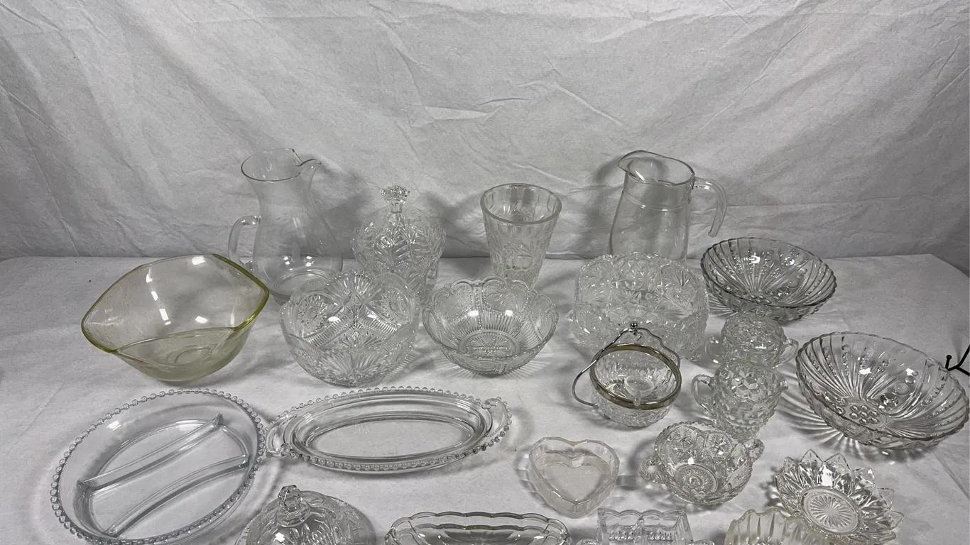 Clear Glass Serving Items