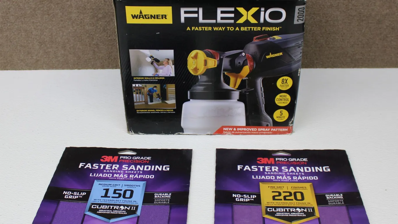 Wagner FLEXiO X3 Sprayer With 3M Sandpaper