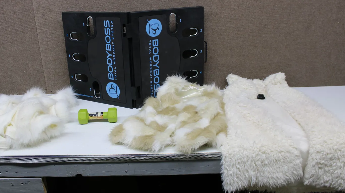BodyBoss System, Faux Fur Vests, CAP Dumbbell