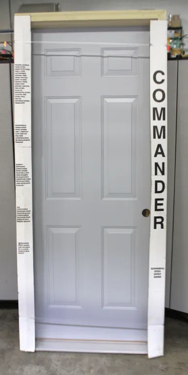Commander Steel Prehung Entry Door LH 32" x 81"