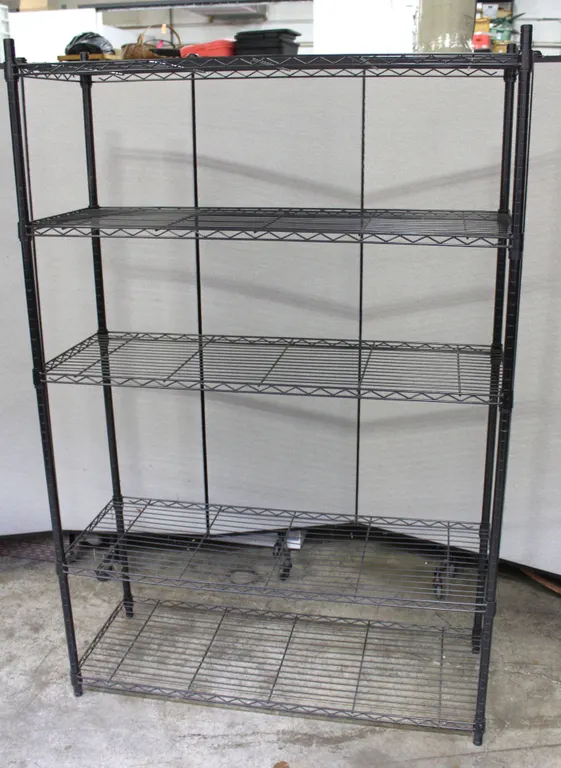 Meigao NSF Black Metal Wire Rack Shelf Unit