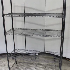 Meigao NSF Black Metal Wire Rack Shelf Unit