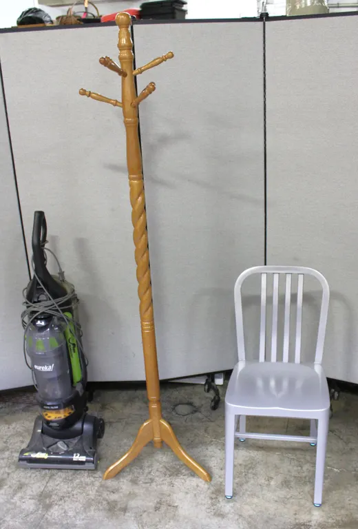 Eureka Vacuum, Hall Tree, Metal Chair
