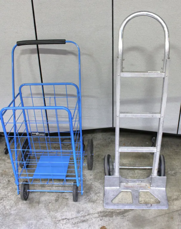 Magliner Hand Truck & Blue Utility Cart