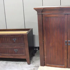 Klaussner 2-Piece Wood Cabinet and Dresser Set