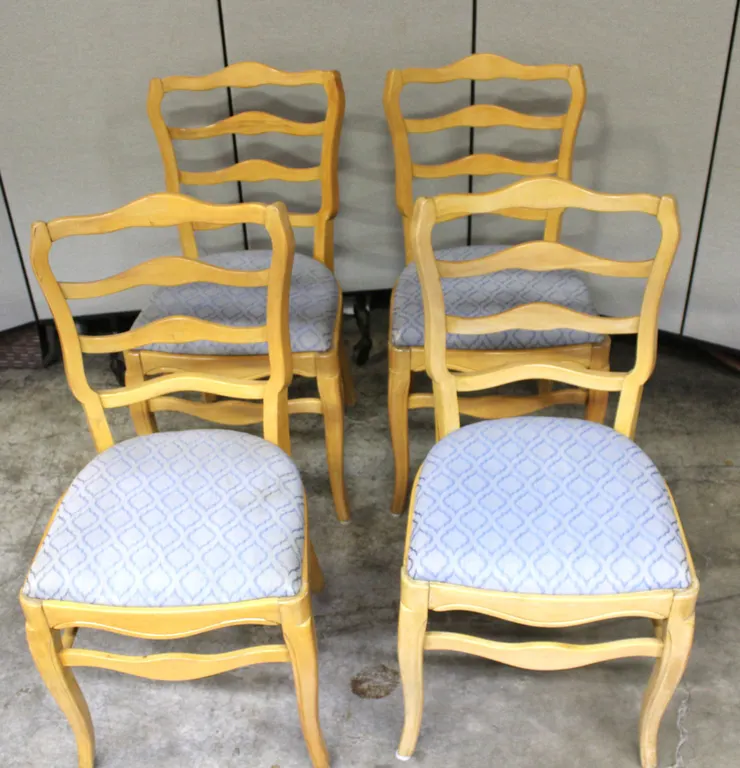 4 American Chair Co. Wooden Chairs