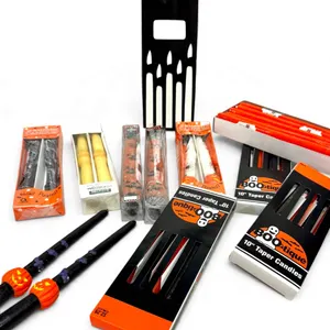 Halloween-Themed Taper and Sculpted Candles