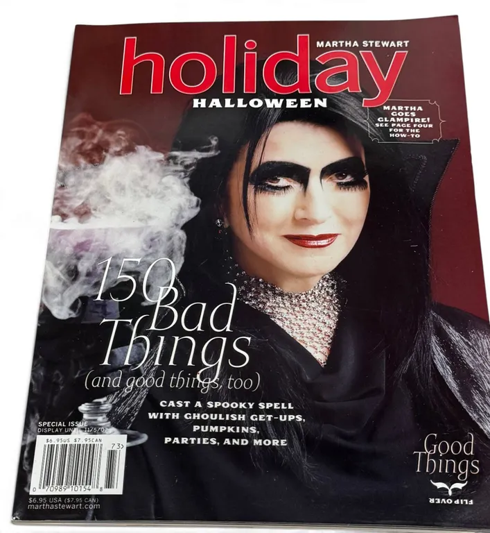 Vintage 2009 Martha Stewart Holiday Halloween Special Edition Magazine