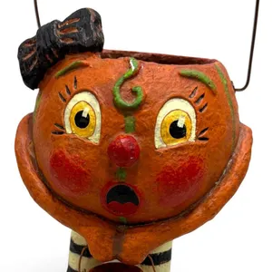 2010 Lori Mitchell for ESC Trading Co. Whimsical Pumpkin Figure