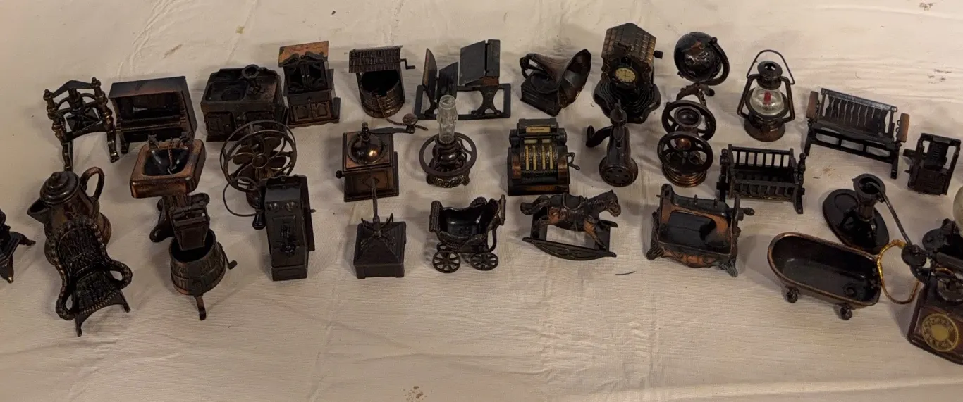 Collection of Vintage Miniature Die-Cast Pencil Sharpeners
