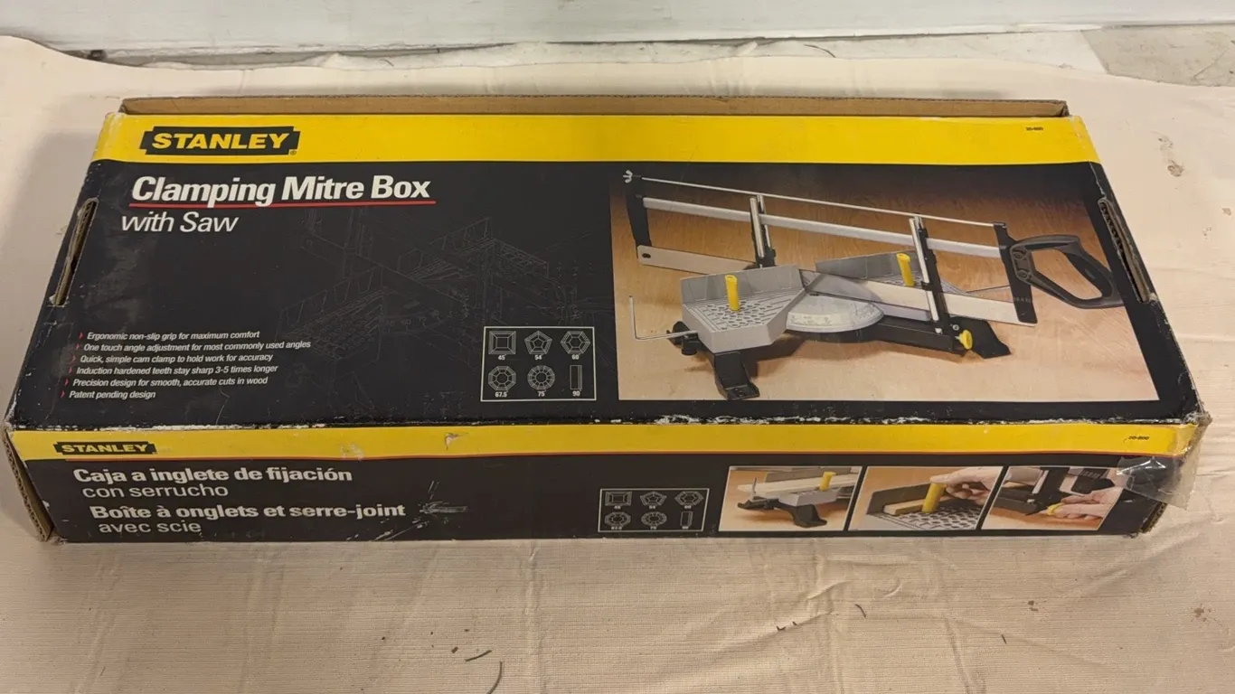 Stanley Clamping Mitre Box with Saw