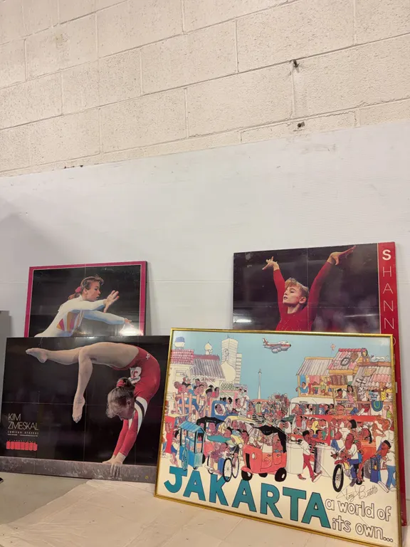 Vintage Gymnastics Posters & Jakarta Framed Art