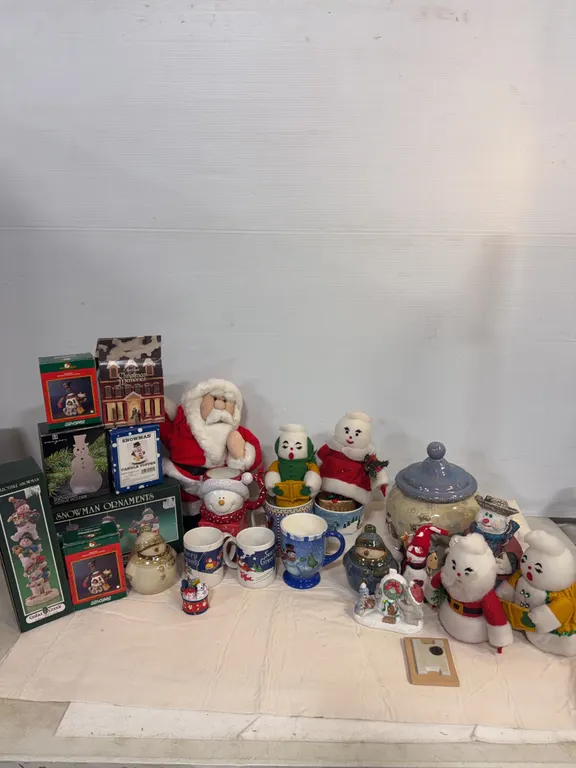Christmas Snowman & Santa Décor Collection