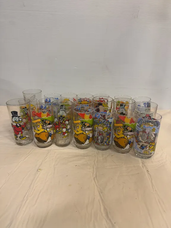 Vintage McDonald’s Collector Glasses – Disney & Muppets