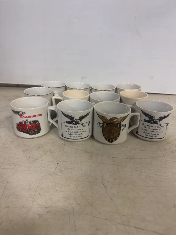 Vintage Advertising & Bicentennial Coffee Mugs
