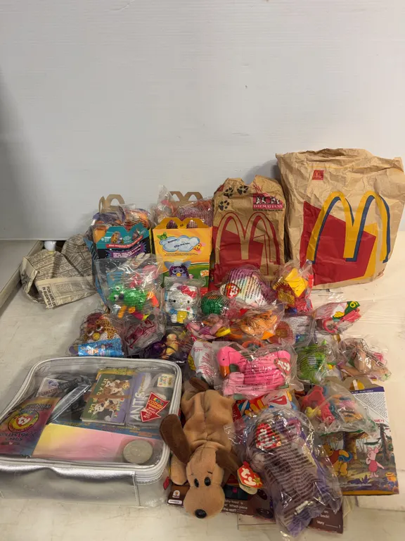 Vintage McDonald’s Happy Meal Toys, TY Teenie Beanie Babies & Collectibles