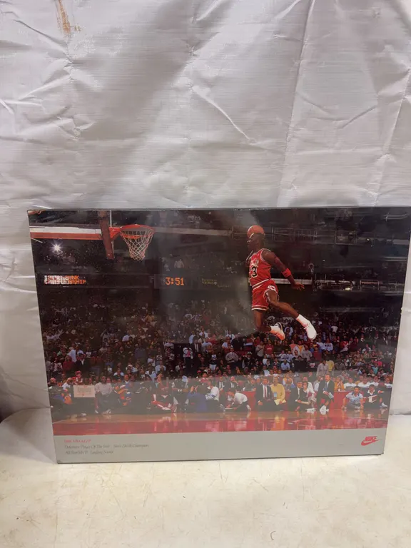 Vintage Nike Michael Jordan 1988 Slam Dunk Poster