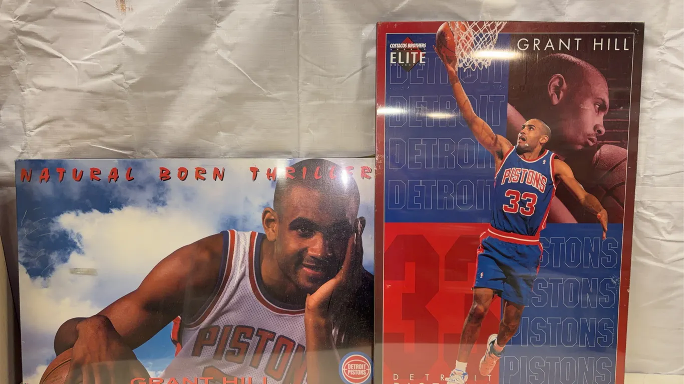 Grant Hill Detroit Pistons Basketball Posters