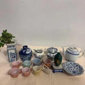 Blue & White Asian-Inspired Porcelain & Ceramic Décor
