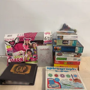 Craft Kits, Spirograph, Board Games, Puzzles & Scrapbook Album