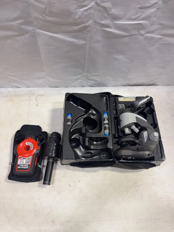 Microscope Kit, Black & Decker Laser Level & Wireless Microphone