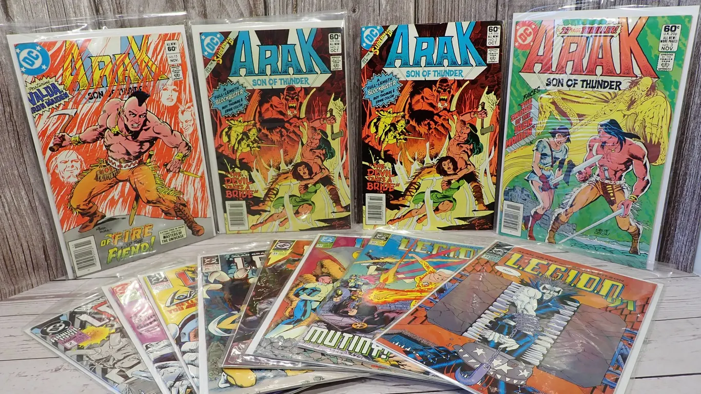 DC Comics Arak & L.E.G.I.O.N. '91 Vintage Comic Book Lot of 12