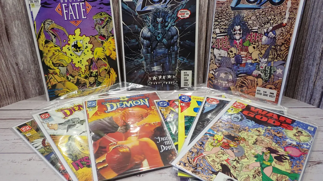DC Comics Lobo, The Demon & Doctor Fate Vintage Comic Book Lot of 11