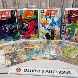 DC Comics Justice League America & Europe Breakdowns Lot of 9