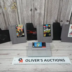 Nintendo NES & SNES Vintage Retro Video Game Cartridge Lot of 4