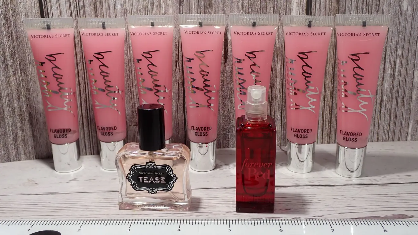 Victoria's Secret Tease Candy Baby Lip Gloss & Bath & Body Works Perfume Lot