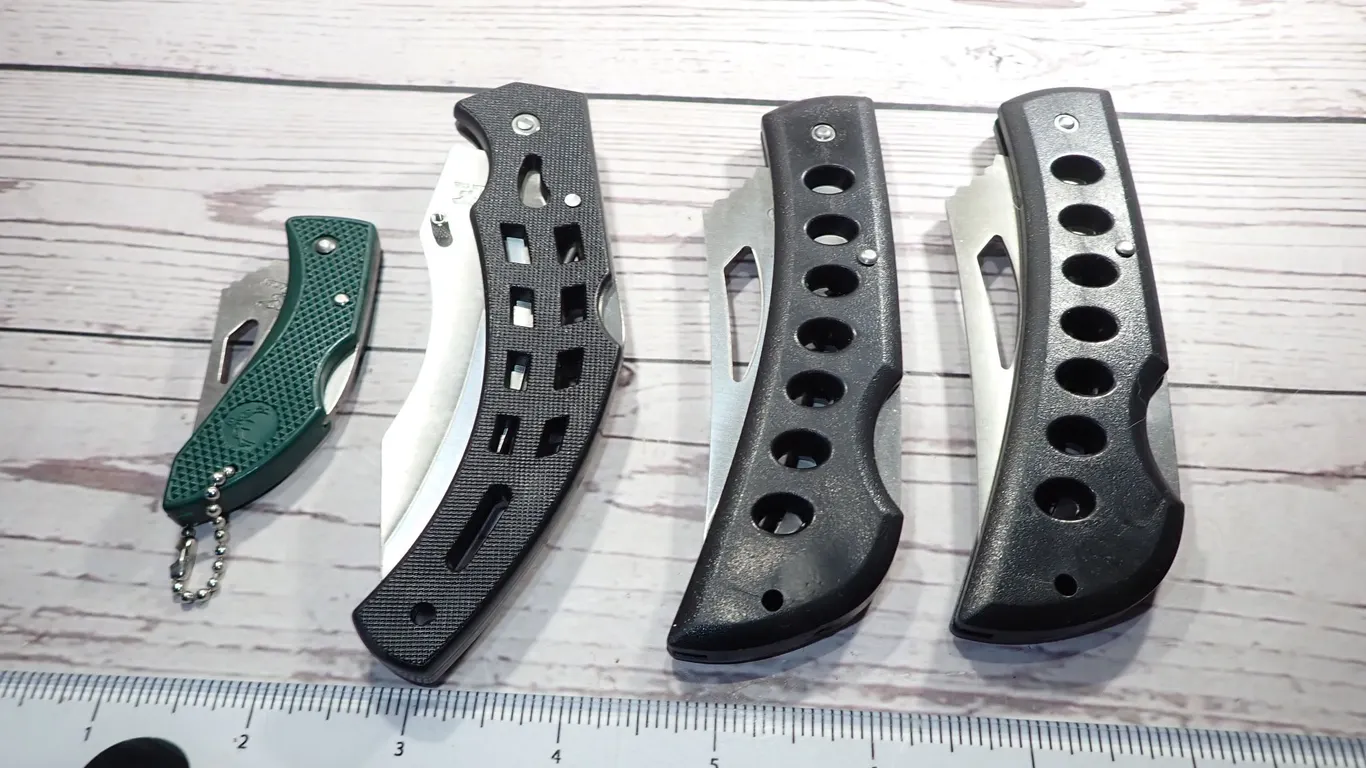 Frost Cutlery Folding Pocket Knife Tactical & Keychain Lot of 4