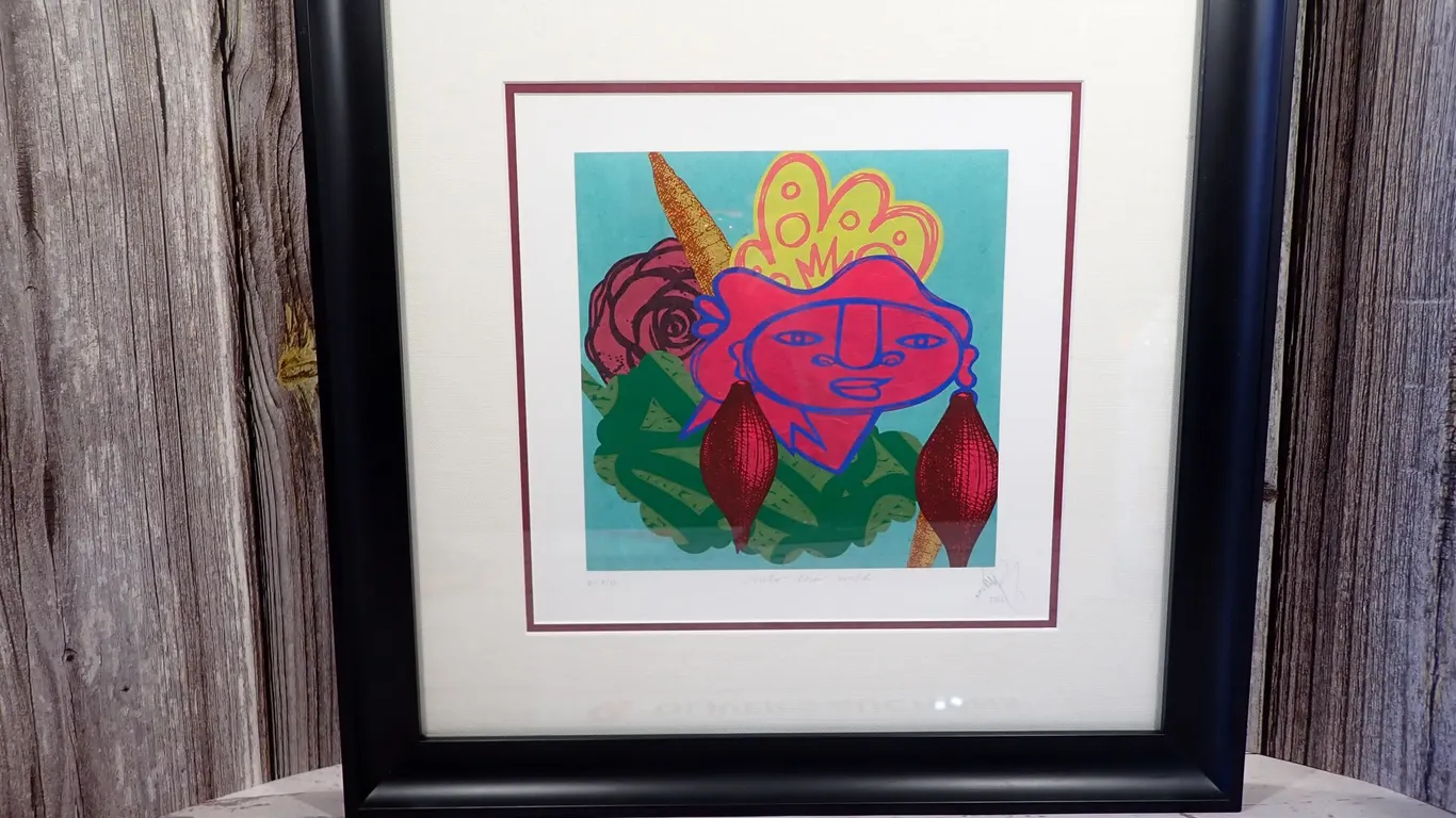 Favianna Rodriguez Into the Wild Signed Limited Edition Chine-Collé Print