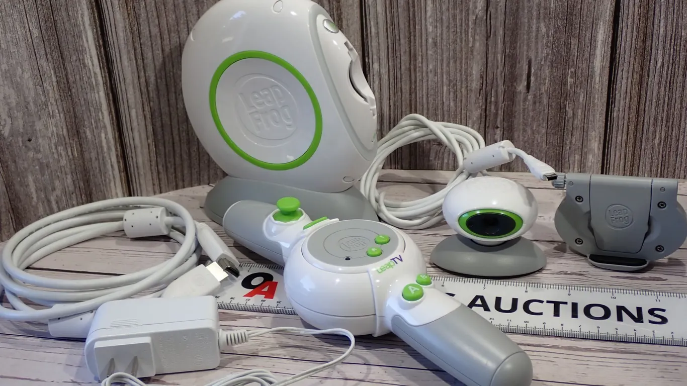 LeapFrog LeapTV Educational Gaming System Console & Accessories Bundle