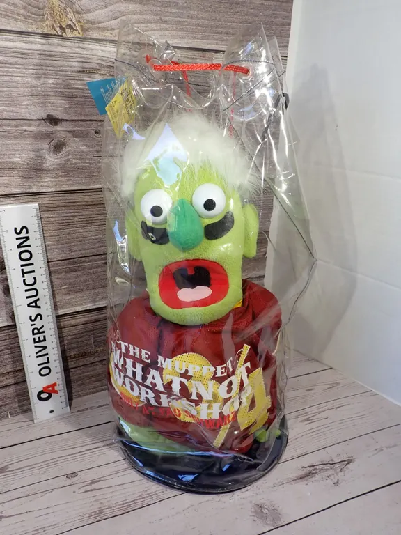 FAO Schwarz The Muppet Whatnot Workshop Custom Green Hand Puppet
