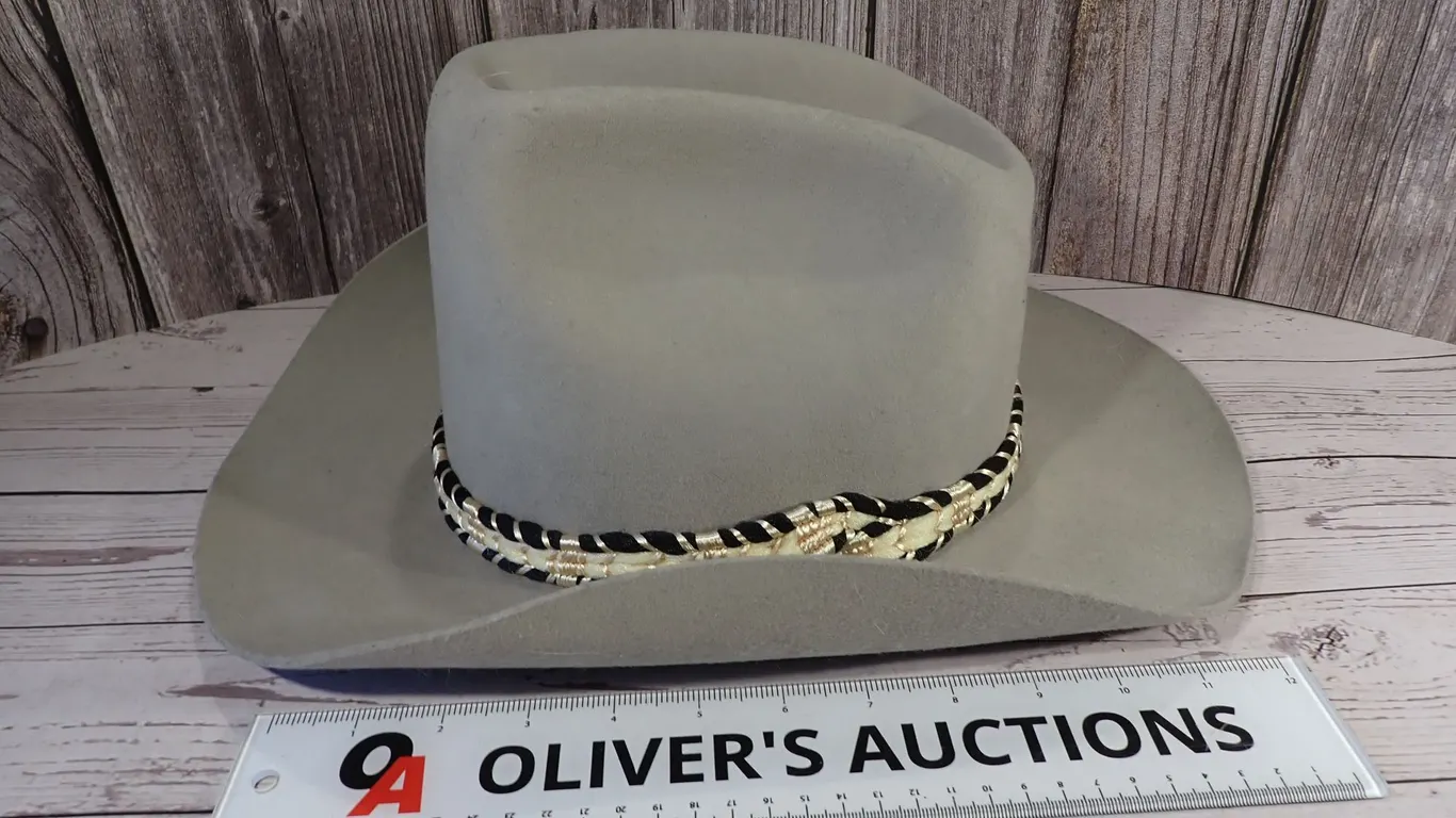 Trail Boss Silver Belly Gray Wool Felt Western Cowboy Hat