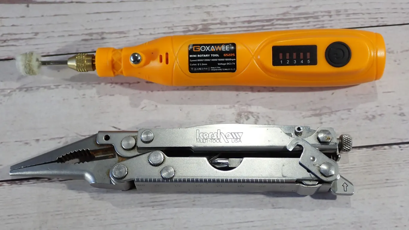 Kershaw USA Multi-Tool & Goxawee G5225 Mini Cordless Rotary Tool Lot